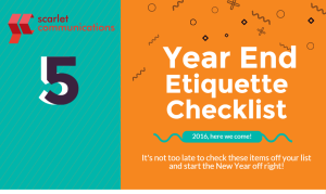 Year End Etiquette Checklist - Feature Photo